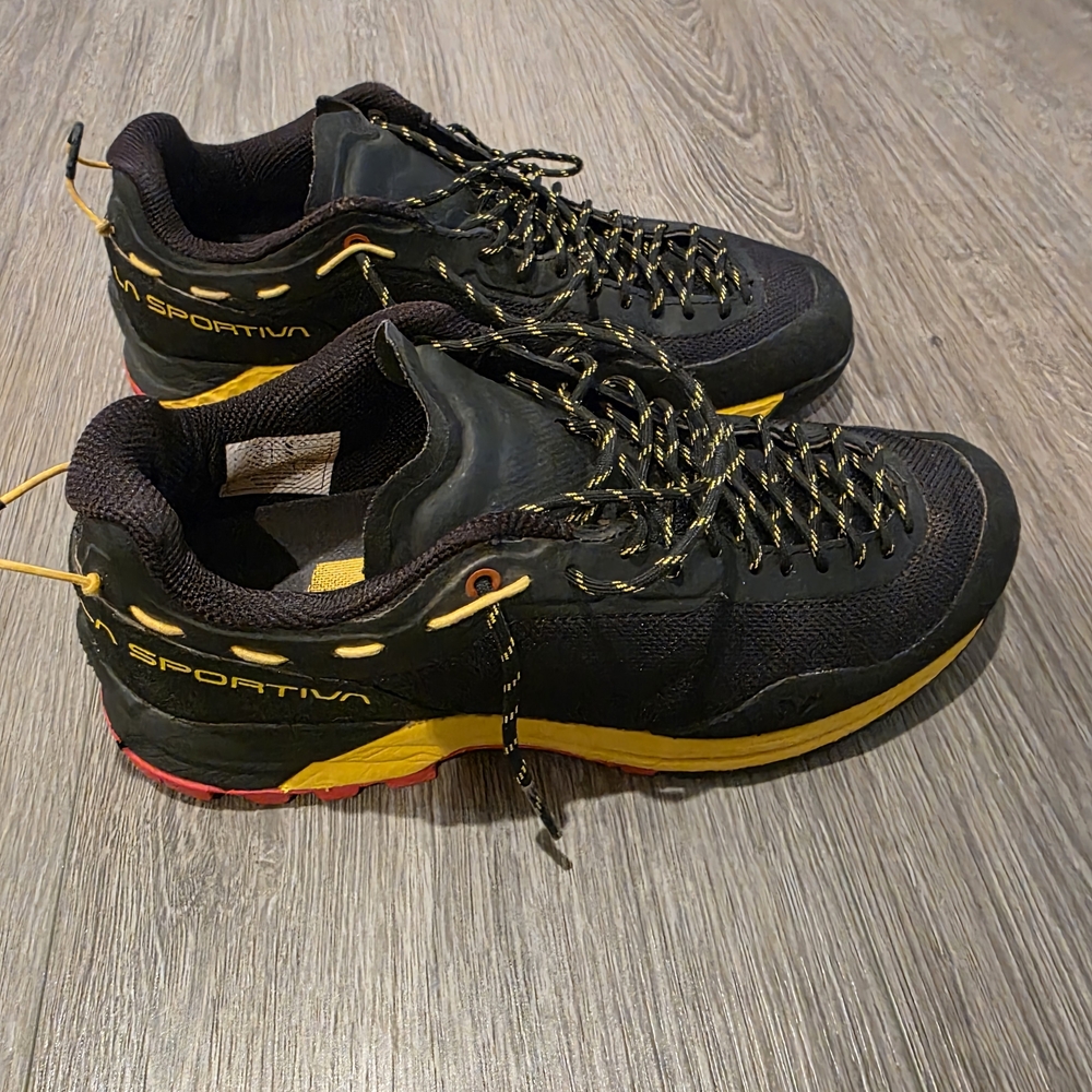 La Sportiva Black and Yellow Athletic Shoes - Picture 3 of 6
